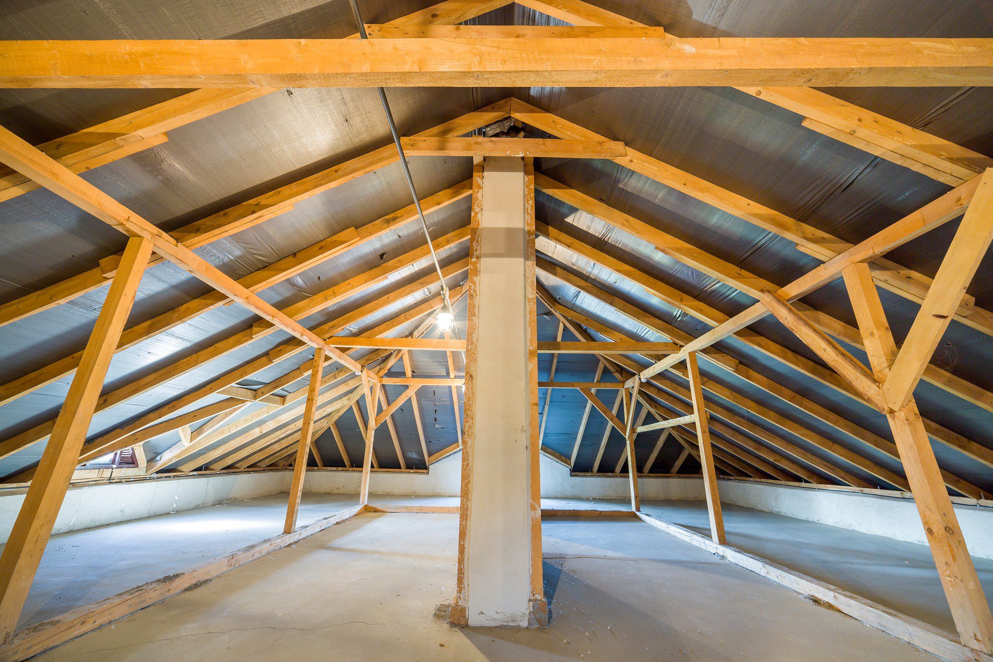 Attic Of A Building With Wooden Beams Of A Roof St 2022 05 20 18 23 14 Utc