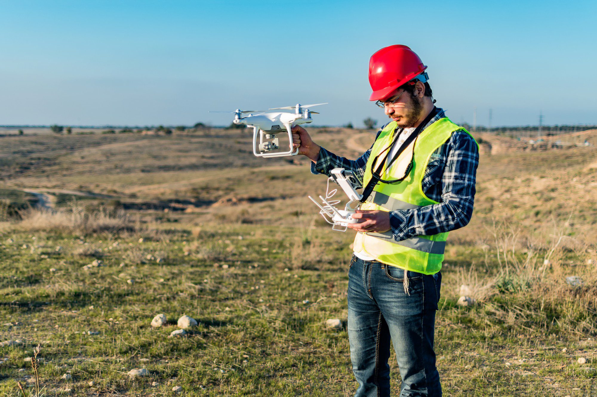 Male Worker Holding Drones In The Field Drone In 2023 05 09 00 35 10 Utc